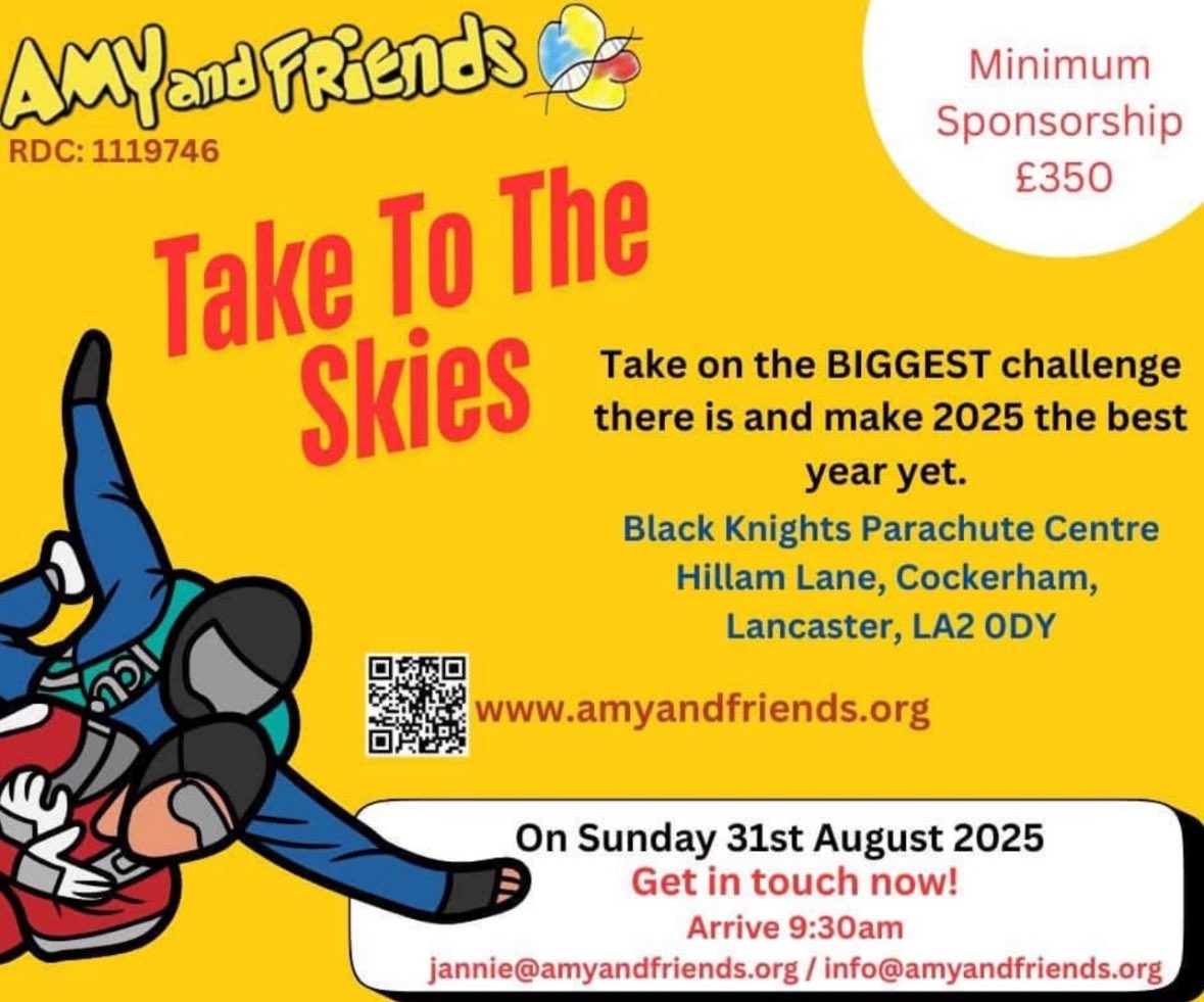 #NorthWalesSocial ⬆️🏴🤝 (@nwalessocial) on Twitter photo #NWalesHour
#flyinghigh
#planecrazy
How’s your head for heights?
This August, <a href="/AmyandFriends/">Amy and Friends</a> will be taking to the skies to raise vital funds for their important charity.
Every penny raised goes to supporting children and families affected by Cockayne Syndrome and related #NWalesHour
#flyinghigh
#planecrazy
How’s your head for heights?
This August, <a href="/AmyandFriends/">Amy and Friends</a> will be taking to the skies to raise vital funds for their important charity.
Every penny raised goes to supporting children and families affected by Cockayne Syndrome and related