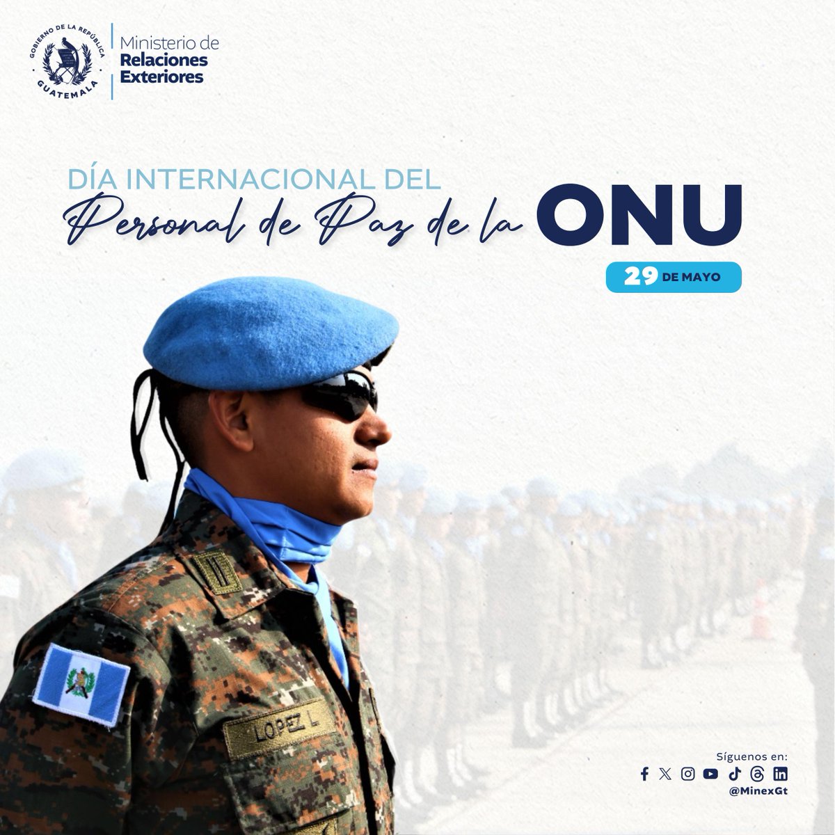 Hoy se conmemora el Día Internacional del Personal de Paz de la <a href="/ONU_es/">Naciones Unidas</a>, una fecha para reconocer la labor esencial de quienes trabajan por la paz y defienden los valores de respeto y convivencia global. #CascosAzules