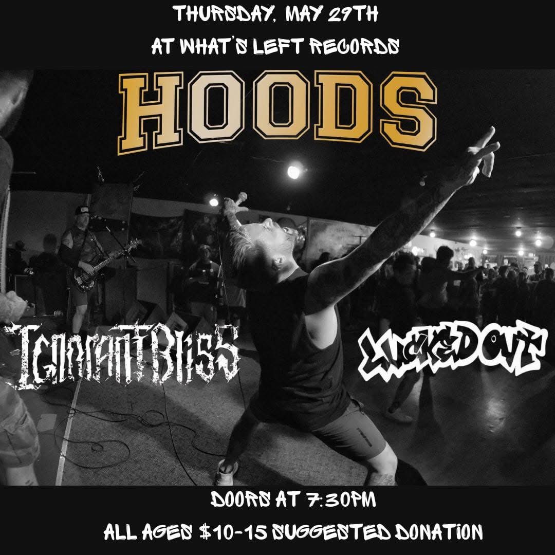 Tonight at <a href="/whatsleftrec/">whats left records</a> with HOODS and Ignorant Bliss. 🫡