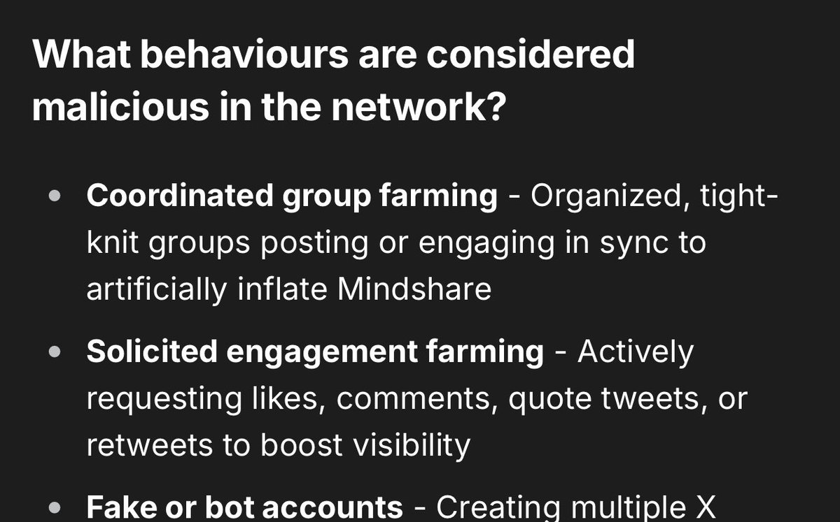 Falcore (@ifalcore) on Twitter photo So according to <a href="/KaitoAI/">Kaito AI 🌊</a>’s FAQs, people who are “engagement farming, requesting likes, comments, quote tweets, or retweets to boost visibility” are detected algorithmically.
Yet top profiles on their leaderboard for Loudio are people begging for comments and engagement 🤔 So according to <a href="/KaitoAI/">Kaito AI 🌊</a>’s FAQs, people who are “engagement farming, requesting likes, comments, quote tweets, or retweets to boost visibility” are detected algorithmically.
Yet top profiles on their leaderboard for Loudio are people begging for comments and engagement 🤔