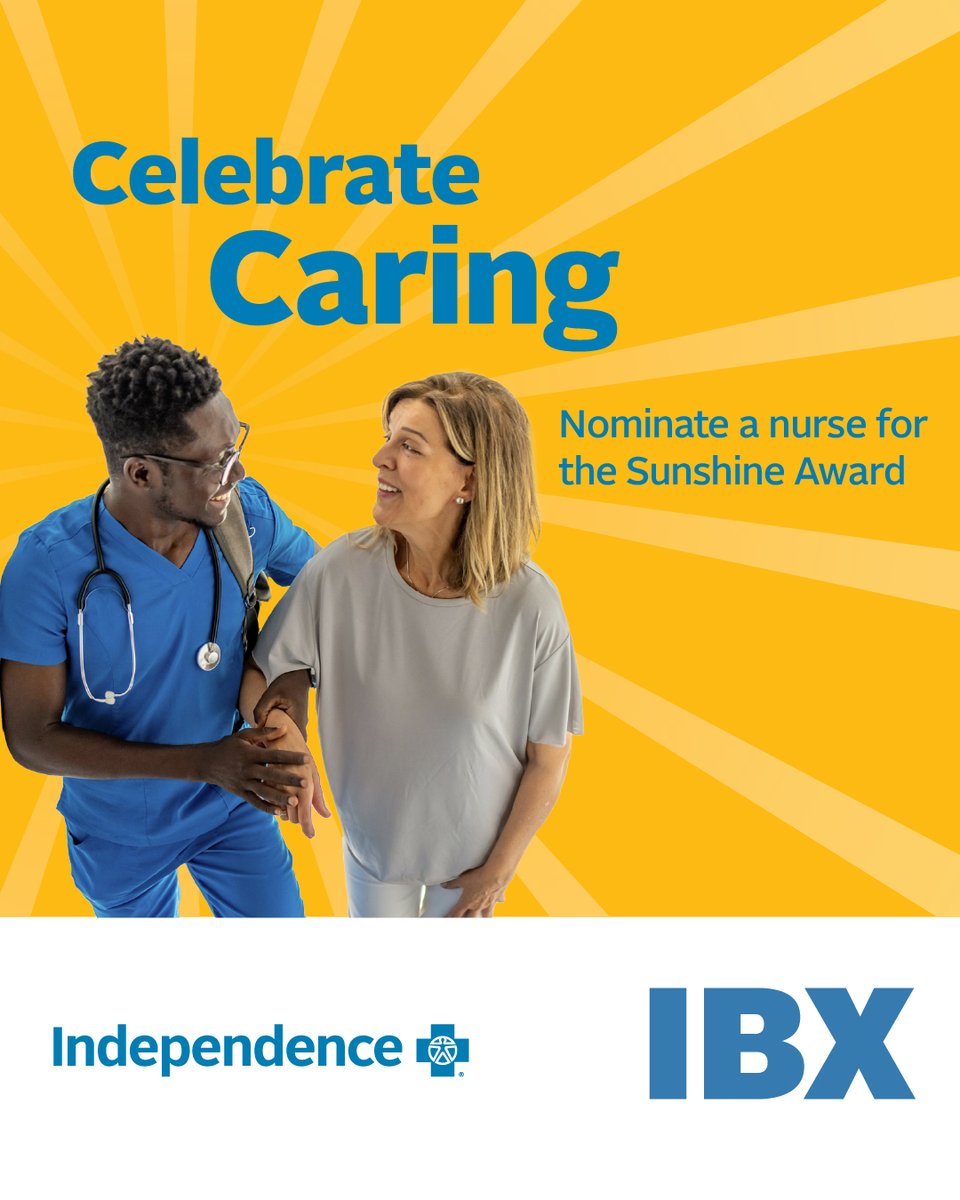105.3 WDAS (@wdasfm) on Twitter photo It’s never too late to express gratitude to a nurse who has made a difference. Nominate a nurse for <a href="/IBX/">Independence Blue Cross</a>’s #CelebrateCaring campaign at ibx.com/nurses by May 31. Winners will be recognized with the Sunshine Award and special prizes. It’s never too late to express gratitude to a nurse who has made a difference. Nominate a nurse for <a href="/IBX/">Independence Blue Cross</a>’s #CelebrateCaring campaign at ibx.com/nurses by May 31. Winners will be recognized with the Sunshine Award and special prizes.