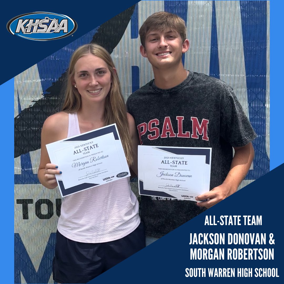 swhstennis's tweet image. Congratulations to Jackson Donovan and Morgan Robertson for being named to the All-State team!