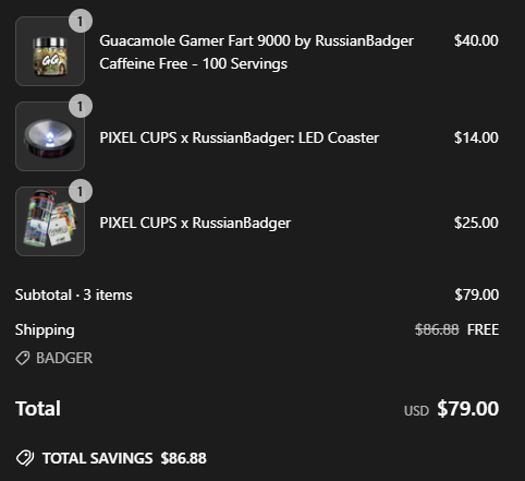 andyhoan's tweet photo. @DARUSSIANBADGER @GamerSupps Thanks for the discount code bajur y'all literally losing money to ship this to me https://t.co/Uf5z3z7ppN