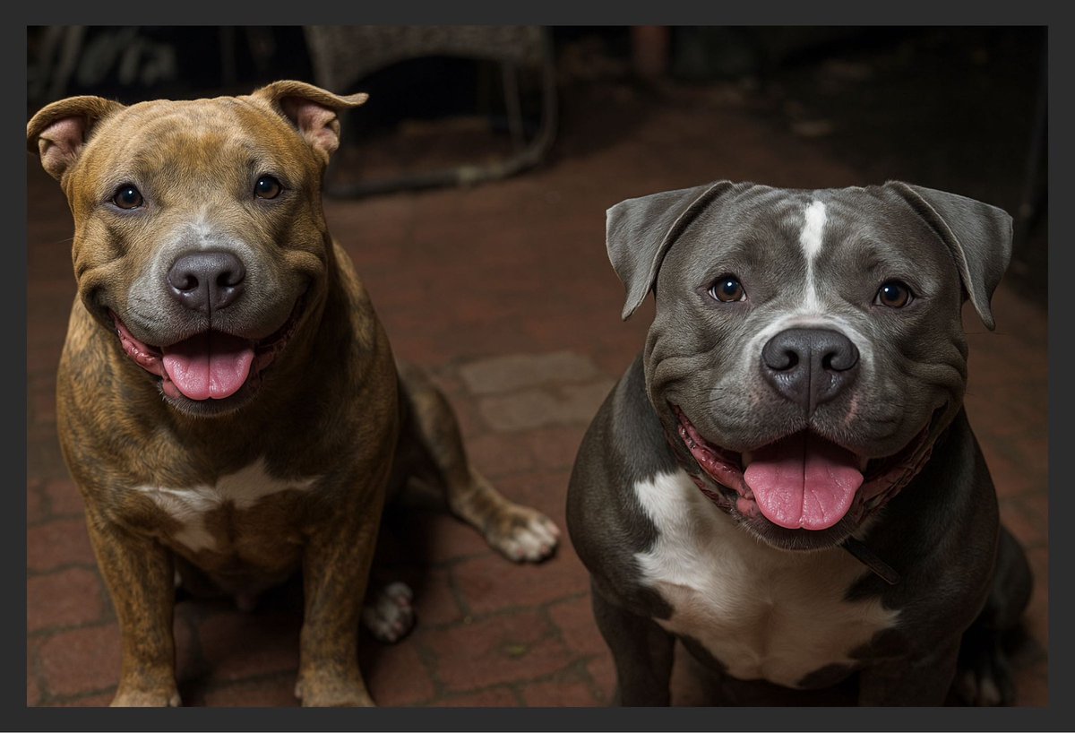 AUmazingAU's tweet photo. Double trouble? Nah, just different kinds of trouble.🐾
#AmericanBully #BullyBreed #BullyLove #BullyLife #MuscleDog #BullyFamily #BullyStyle #BullyGang #BullyNation #BullyVibes https://t.co/f1QEeLDEYB
