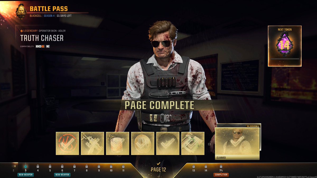 I never knew blackcell could let you unlock any page you wanted at start… I feel so relieved I can get Adler right away