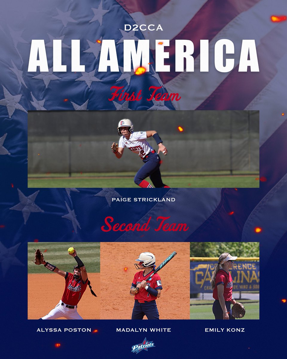 Congratulations to Paige Strickland, Alyssa Poston, Madalyn White, and Emily Konz on being named to the 2025 D2CCA All-America Team! 

#SwampEm #GoPatsGo
