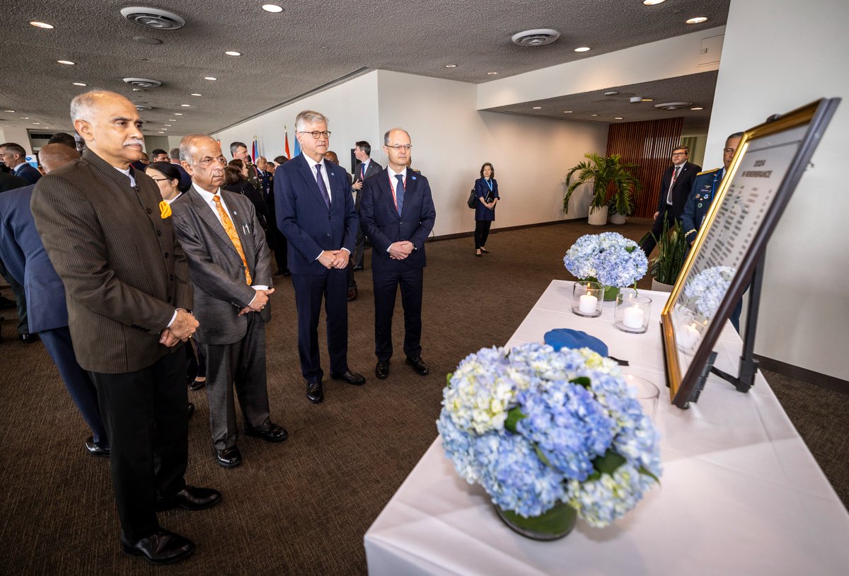 Austria UN (@austriaun) on Twitter photo 🇦🇹, together with 🇮🇳, co-hosted a reception on the occasion of #PKDay2025 to honour the service and sacrifice of UN peacekeepers. It was a moment to honour their legacy, strengthen dialogue among partners, & reaffirm our shared commitment to UN peace operations. <a href="/UNPeacekeeping/">UN Peacekeeping</a> 🇦🇹, together with 🇮🇳, co-hosted a reception on the occasion of #PKDay2025 to honour the service and sacrifice of UN peacekeepers. It was a moment to honour their legacy, strengthen dialogue among partners, & reaffirm our shared commitment to UN peace operations. <a href="/UNPeacekeeping/">UN Peacekeeping</a>