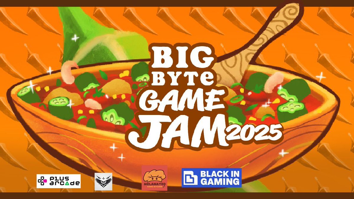 ⏳ Only 3 days left to sign up for the BIG BYTE GAME JAM 2025!
Perfect for coders, designers, artists, audio wizards &amp; more.
Mentors? ✅
Prize Pool? 💰✅
Good Vibes? 🎉✅

Sign up now and bring your vision to life 🎮✨
🔗 itch.io/jam/big-byte-g…
#GameDev #BlackinGaming #MGK