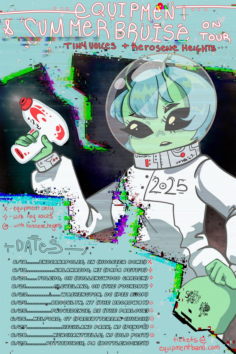 equipment (@equipment_ohio) on Twitter photo our tour with <a href="/summerbruise69/">summerbruise (the band)</a> fast approaches
can't narrow down a single date on here that i think will be a dud. come to a show to find out if the flop ends up being your city! our tour with <a href="/summerbruise69/">summerbruise (the band)</a> fast approaches
can't narrow down a single date on here that i think will be a dud. come to a show to find out if the flop ends up being your city!