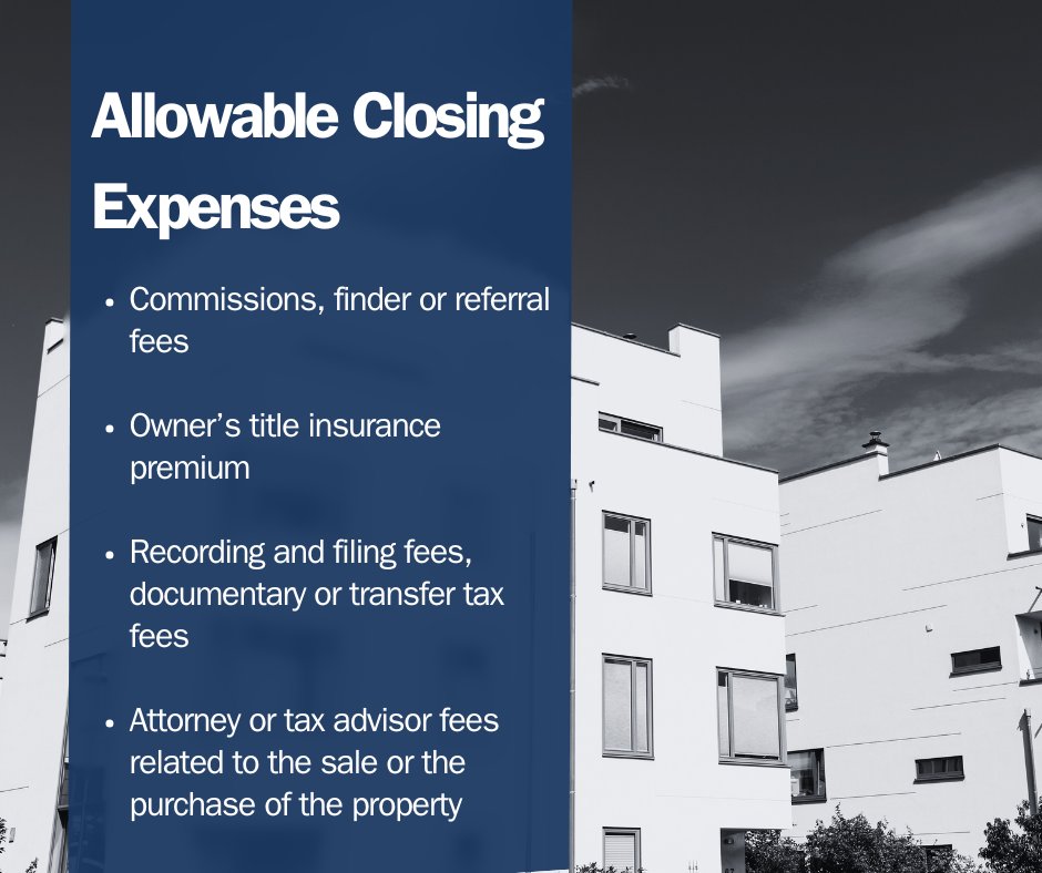 When buying/selling property in a #1031exchange, some selling expenses paid from proceeds may be taxable. Broker commissions &amp; title fees aren't, but operating expenses (property taxes, deferred maintenance) at closing may be. Learn more hubs.ly/Q03k8BPs0 #Revolutionize1031