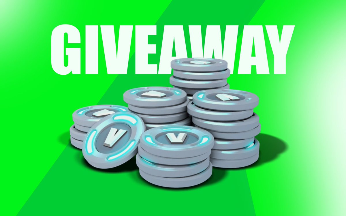 🎉 2x 1000 Vbucks Giveaway! 🎉

Requiments - 
• Must be following ✔️
• Repost this tweet 🔄
• Comment your Fortnite user 🎮
• Your user and entires must be done by 4th June ☑️
🥈 - 2 random winners will be chosen on the 5th June
 Good luck everyone!