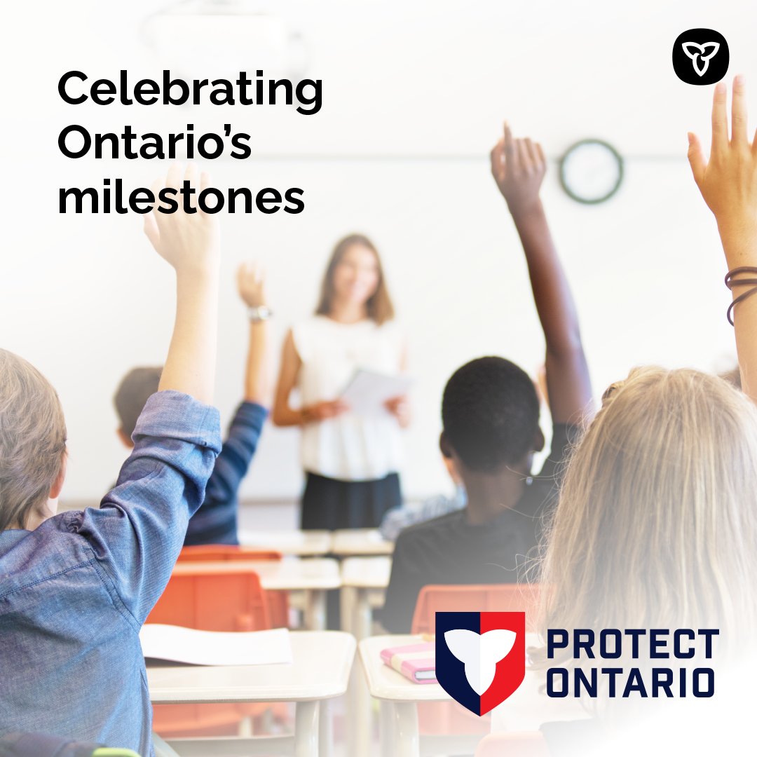 June 1st is Ontario Day and students will soon be getting dedicated time every year to celebrate key milestones in the province’s history and the contributions Ontarians have made to Ontario and Canada’s broader social, economic and cultural fabric.