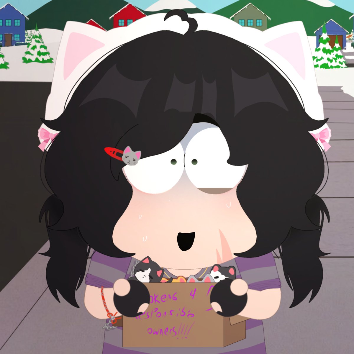 LiahSCat's tweet photo. "HAH WELL- Ignore that, lets get going Stan! And thanks again"

*She smiled at him, a bit more calm now* https://t.co/25ulFKHEKR