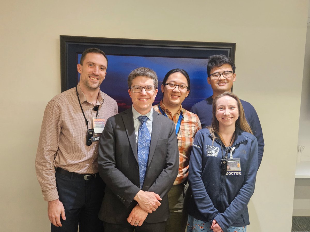 Upstate Rad Onc Residency (@upstateroresi) on Twitter photo Huge thanks to the BRILLIANT Visiting Professor <a href="/AnkerUVMRadOnc/">Chris Anker</a> for sharing his insights on modern and patient-focused management of rectal cancer - and the importance of an evidence based approach.
Great to have an <a href="/UpstateNews/">Upstate Medical University</a> alumnus share his expertise! Huge thanks to the BRILLIANT Visiting Professor <a href="/AnkerUVMRadOnc/">Chris Anker</a> for sharing his insights on modern and patient-focused management of rectal cancer - and the importance of an evidence based approach.
Great to have an <a href="/UpstateNews/">Upstate Medical University</a> alumnus share his expertise!