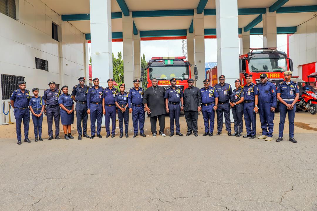 PRESS RELEASE

FEDERAL FIRE SERVICE PLEDGES SUPPORT FOR LOCALLY MADE PRODUCTS

In a bid to promote local content and boost the nation’s economy, the Controller General of the Federal Fire Service (FFS), Engr. Jaji Abdulganiyu O., MIFireE, MNSE, has reaffirmed the Service’s
