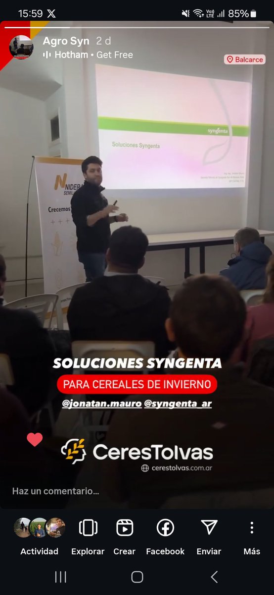 Jonatan Mauro (@jonatanmauro1) on Twitter photo Este martes pasado tuvimos una multitudinaria jornada junto <a href="/cerestolvasmdp/">Grupo CERES TOLVAS</a> en Balcarce
Optimizacion de mezclas <a href="/FerminUrquieta/">Fermín Urquieta</a>
#Trigos🌾 Nidera <a href="/Pablitogalante/">pablo galante</a>
Agrotecnologia 🎮
Y no podían faltar las Soluciones <a href="/Syngenta_ar/">Syngenta Argentina</a> para hacerle frente a ésta nueva campaña 🧨 Este martes pasado tuvimos una multitudinaria jornada junto <a href="/cerestolvasmdp/">Grupo CERES TOLVAS</a> en Balcarce
Optimizacion de mezclas <a href="/FerminUrquieta/">Fermín Urquieta</a>
#Trigos🌾 Nidera <a href="/Pablitogalante/">pablo galante</a>
Agrotecnologia 🎮
Y no podían faltar las Soluciones <a href="/Syngenta_ar/">Syngenta Argentina</a> para hacerle frente a ésta nueva campaña 🧨