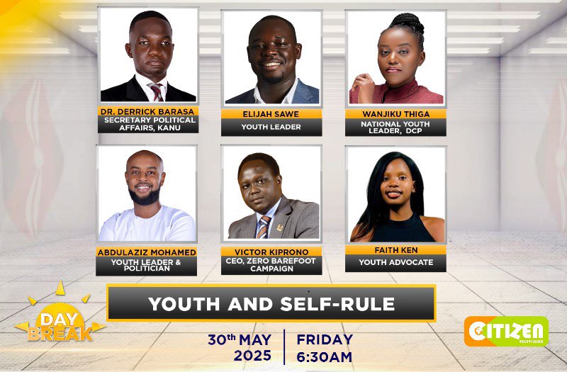 Ja Suba (@realjaduong) on Twitter photo Tomorrow morning on Citizen TV, I’ll be joining the panel on Youth and Self Rule — a timely conversation on leadership, identity, and the role of young people in shaping our nation’s future. Don’t miss it. #YouthAndSelfRule #CitizenTV <a href="/AyubAbdikadir/">Ayub Sh Abdikadir</a> <a href="/citizentvkenya/">Citizen TV Kenya</a> Tomorrow morning on Citizen TV, I’ll be joining the panel on Youth and Self Rule — a timely conversation on leadership, identity, and the role of young people in shaping our nation’s future. Don’t miss it. #YouthAndSelfRule #CitizenTV <a href="/AyubAbdikadir/">Ayub Sh Abdikadir</a> <a href="/citizentvkenya/">Citizen TV Kenya</a>