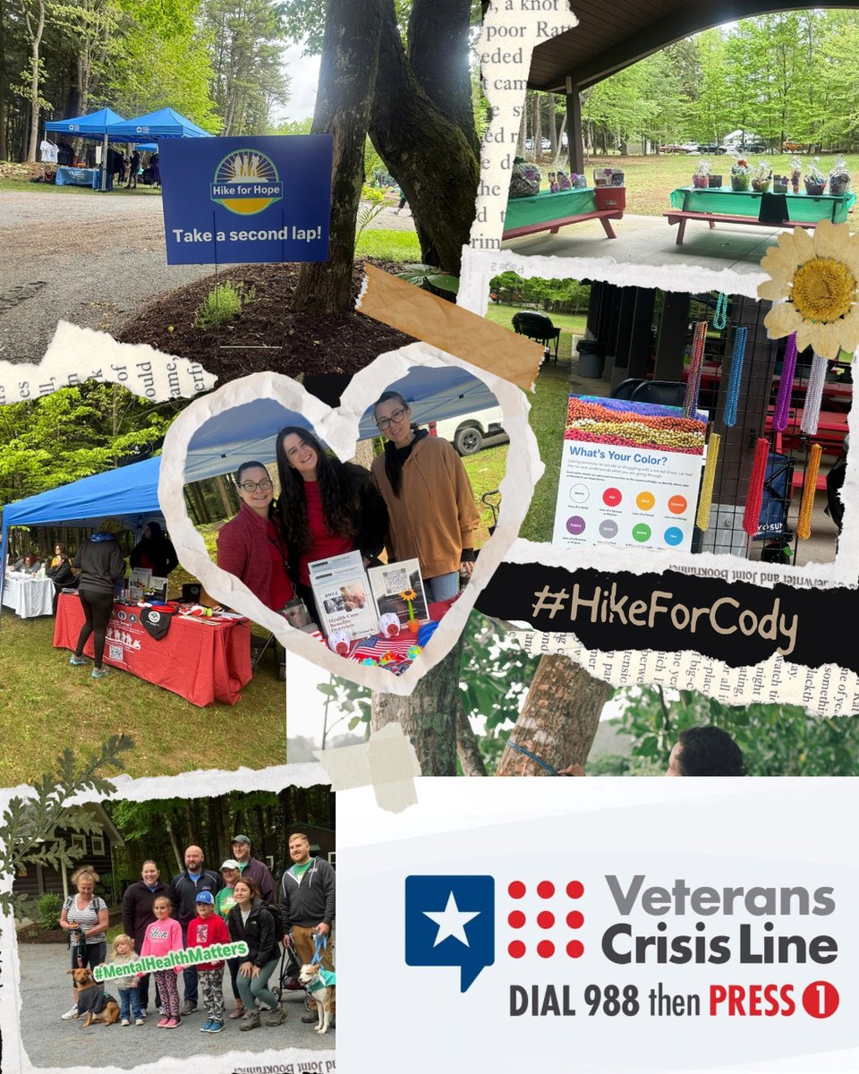 Thank you to everyone who visited the VA table at the American Foundation for Suicide Preventions Hike for Cody walk