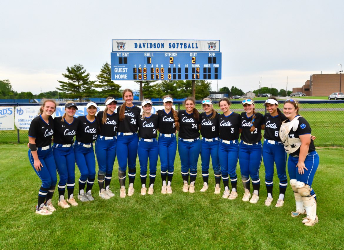 KendallManos's tweet image. Thank you Davidson softball for all the memories you gave me. I’m honored to have won 1st team occ, 1st team all district, mvp, and all state! Couldn’t have done it without my coaches, teammates, and family. Forever grateful 💙🤍