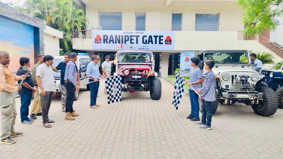 Ranipet_Updates's tweet photo. Ranipet will be hosting a 3-Day Off-Roading event - "The Palar Challenge 2025" b/w 29th &amp; 31st May.

#Motorsport #terratigers #generationspeed #offroad #roaringranipet https://t.co/6ZLaVHKjsw