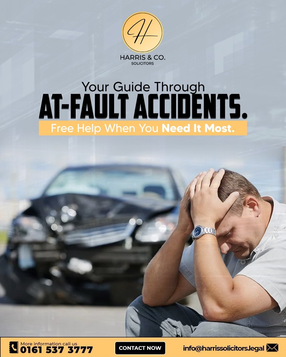 Harris_AndCo's tweet photo. Injured in an accident that wasn’t your fault? �� Don’t face it alone — HARRIS &amp; CO. SOLICITORS are here to help you claim what you deserve. Get FREE legal advice today!
Call 0161 537 3777 or DM us now for your FREE consultation!
 #HarrisAndCoSolicitors #LegalHelp #WeFightForYou https://t.co/2XsAYzjaED