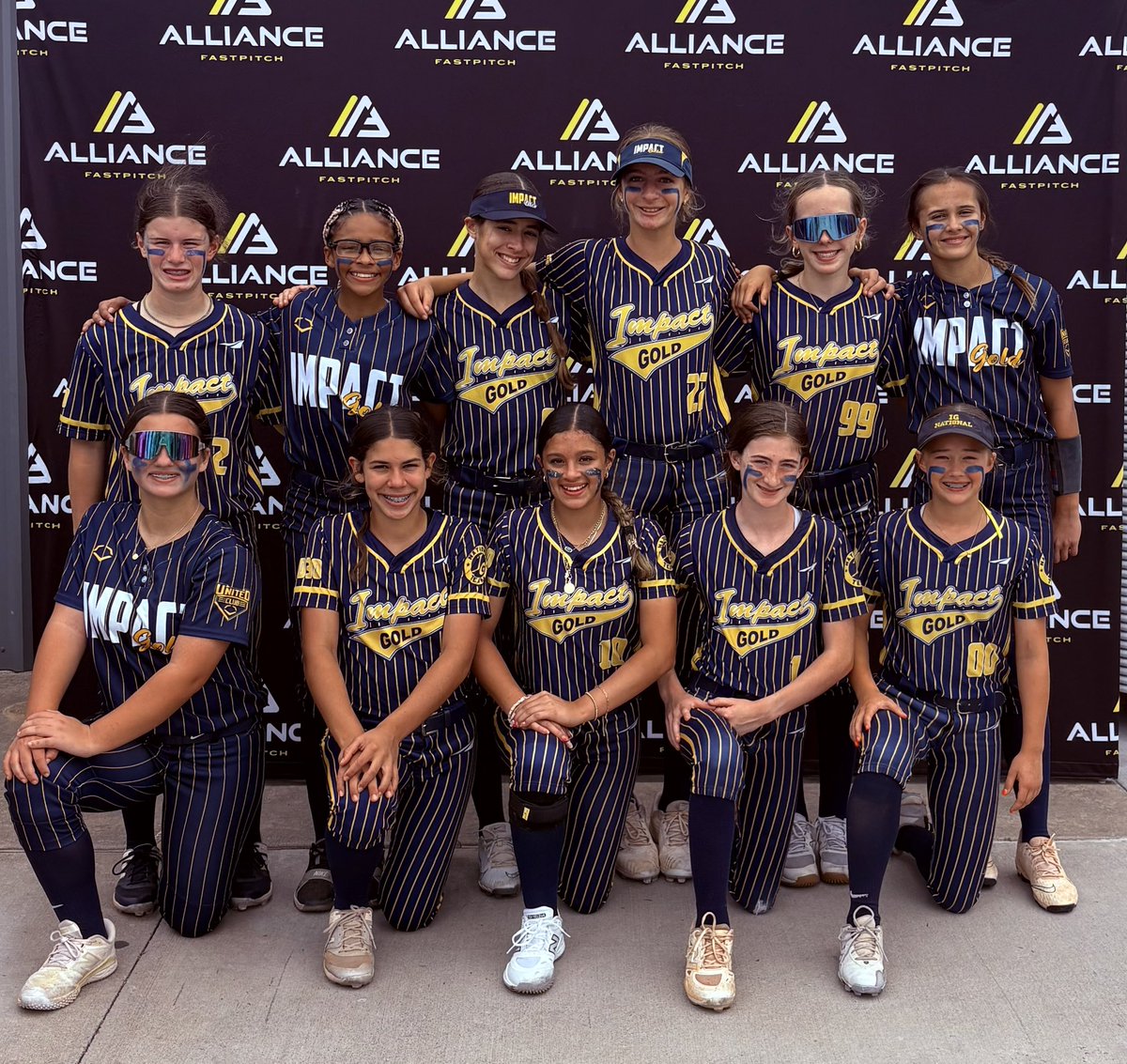 Impact Gold National 12’ (@ignational12) on Twitter photo Got it done on day ☝🏻
<a href="/thealliancefp/">The Alliance Fastpitch</a> <a href="/ImpactGoldOrg/">Impact Gold Fastpitch</a> <a href="/jazzvesely/">Jazz Jackson-Vesely</a> <a href="/KcJackson00/">KC Jackson</a> Got it done on day ☝🏻
<a href="/thealliancefp/">The Alliance Fastpitch</a> <a href="/ImpactGoldOrg/">Impact Gold Fastpitch</a> <a href="/jazzvesely/">Jazz Jackson-Vesely</a> <a href="/KcJackson00/">KC Jackson</a>