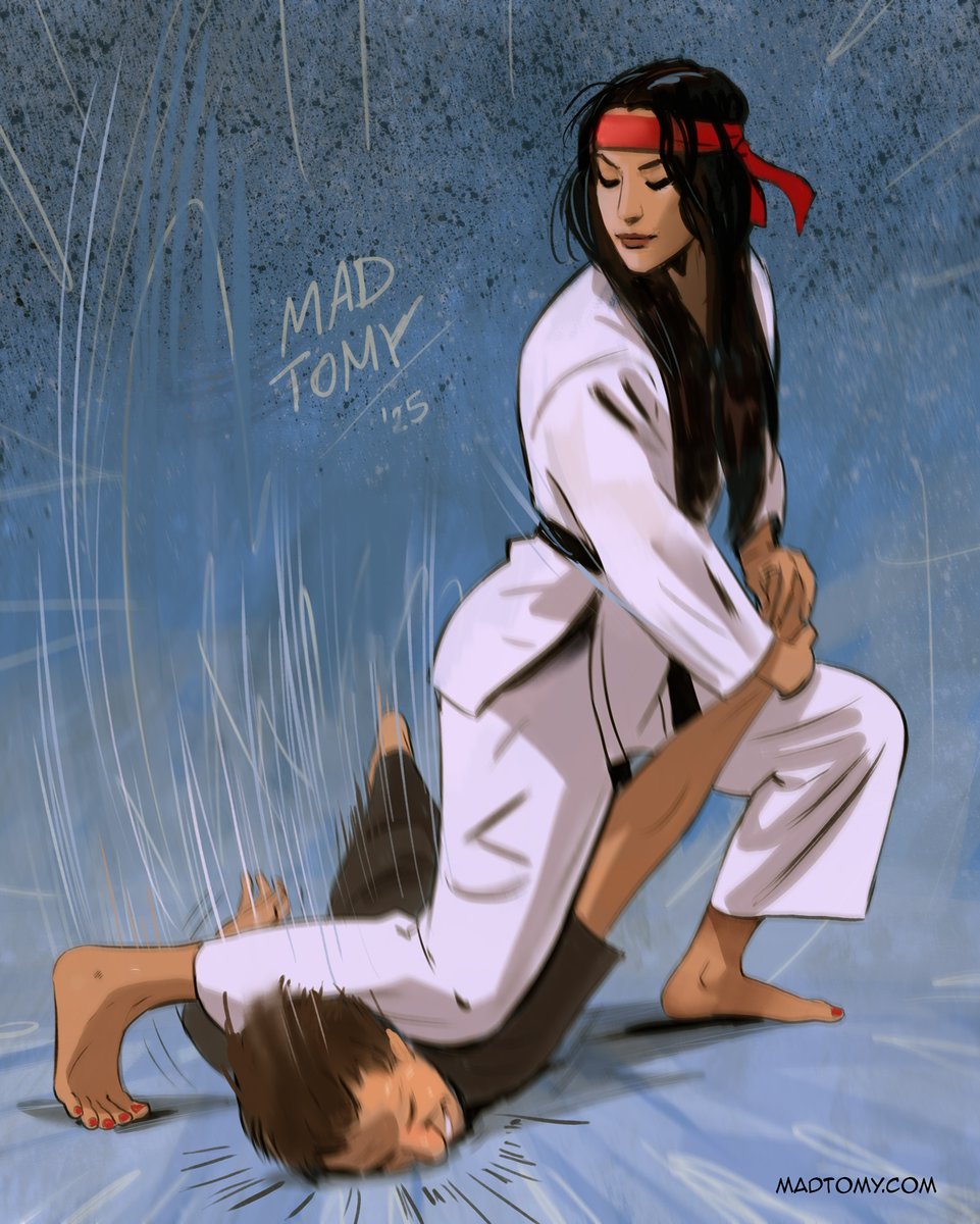 MAD TOMY (@madtomyart) on Twitter photo I missed drawing the concepts I started with, #martialartsgirls #karategirls #jiujitsugirls etc. Many thanks to <a href="/MartialTheatre/">MartialTheatre</a> for the inspiration, they create super cool videos.
#madtomy #femdomart #comics #karate #taaekwondo #martialarts #selfdefense #selfdefenseforwomen I missed drawing the concepts I started with, #martialartsgirls #karategirls #jiujitsugirls etc. Many thanks to <a href="/MartialTheatre/">MartialTheatre</a> for the inspiration, they create super cool videos.
#madtomy #femdomart #comics #karate #taaekwondo #martialarts #selfdefense #selfdefenseforwomen