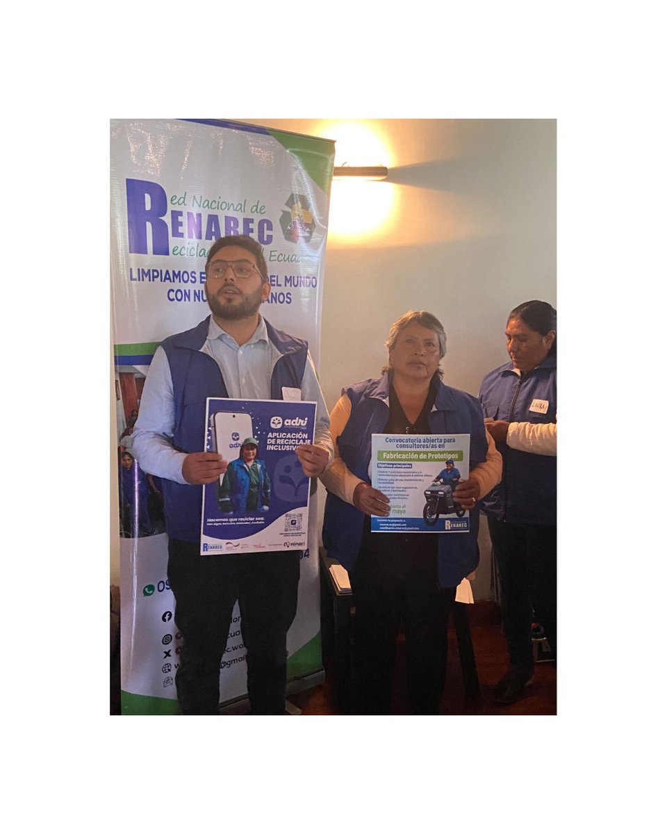 ¡<a href="/RenarecEcuador/">RENAREC</a> presenta avances de su proyecto #Appedal!  Compartieron en un pitch los avances de su innovadora aplicación de reciclaje inclusivo creada por y para recicladores de base. ¡Desde <a href="/Latitud_R/">LatitudR</a> y <a href="/FundacionAVINA/">fundacionAVINA</a> celebramos este hito! 
latitudr.org/renarec-presen…