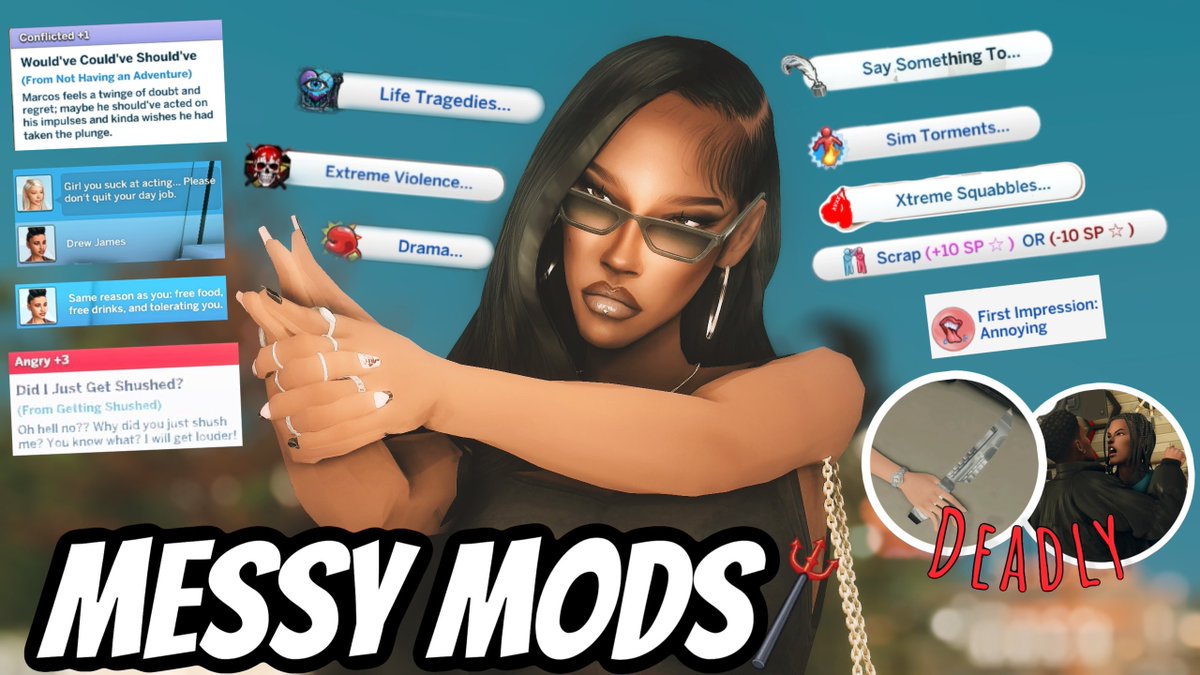 sasha_sspace's tweet photo. Tbh the fight cloud isn’t enough 🫣😩…

So, I’m recommending 30+ MESSY mods to bring CHAOS to our game! https://t.co/mZVccz5abg