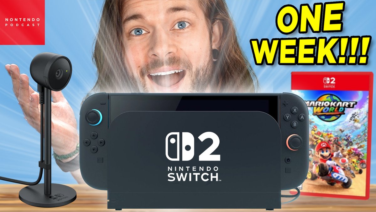 ONE WEEK UNTIL THE NINTENDO SWITCH 2 👉 youtube.com/watch?v=8WnN5c…