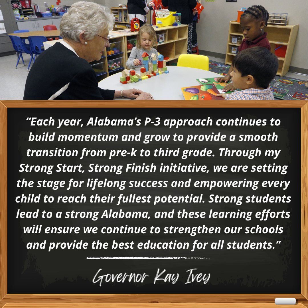 NGA (@natlgovsassoc) on Twitter photo Earlier today, <a href="/GovernorKayIvey/">Governor Kay Ivey</a> and <a href="/AL_DECE/">Alabama Department of Early Childhood Education</a> announced that 55 new classrooms will be funded through the Pre-K through 3rd Grade Integrated Approach to Early Learning for the 2025-2026 school year. Learn more: governor.alabama.gov/newsroom/2025/… Earlier today, <a href="/GovernorKayIvey/">Governor Kay Ivey</a> and <a href="/AL_DECE/">Alabama Department of Early Childhood Education</a> announced that 55 new classrooms will be funded through the Pre-K through 3rd Grade Integrated Approach to Early Learning for the 2025-2026 school year. Learn more: governor.alabama.gov/newsroom/2025/…