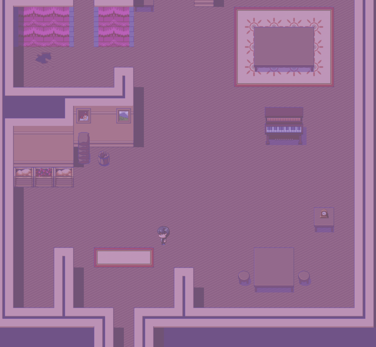 DreamWakedev's tweet photo. 🏠 Working on one of the early environments in my RPG — the house interior.

Still WIP, but trying to make it feel lived-in and a little eerie.

What do you think of the color palette and layout so far?

Feel free:https://t.co/hLgoQmlye2

#RPGMaker #indiedev #pixelart #gamedev https://t.co/C4Srn3DREE
