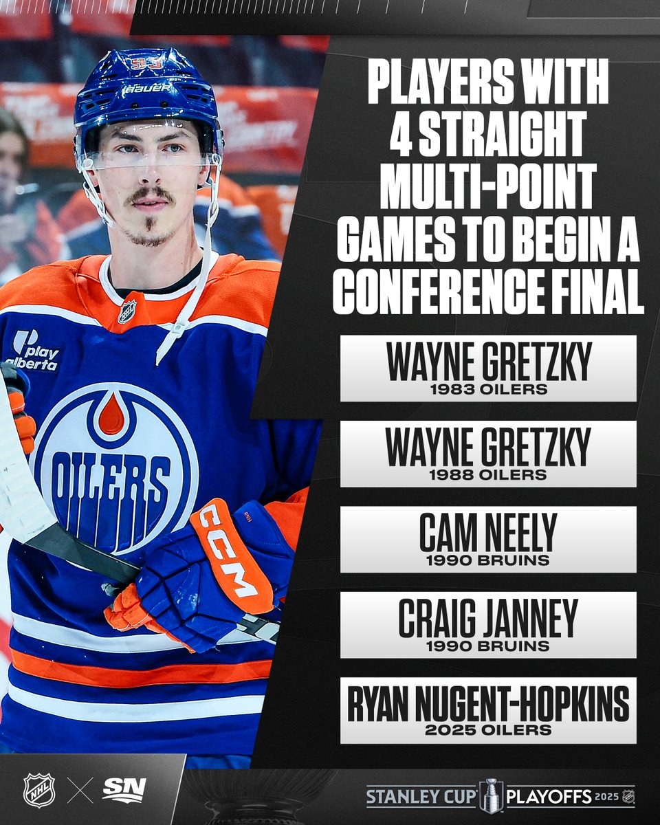 Nuge has turned it up a notch in the Western Conference Final 🎚️

📺: Oilers vs. Stars Game 5 coverage begins TONIGHT at 7:30pm ET / 5:30pm MT on Sportsnet