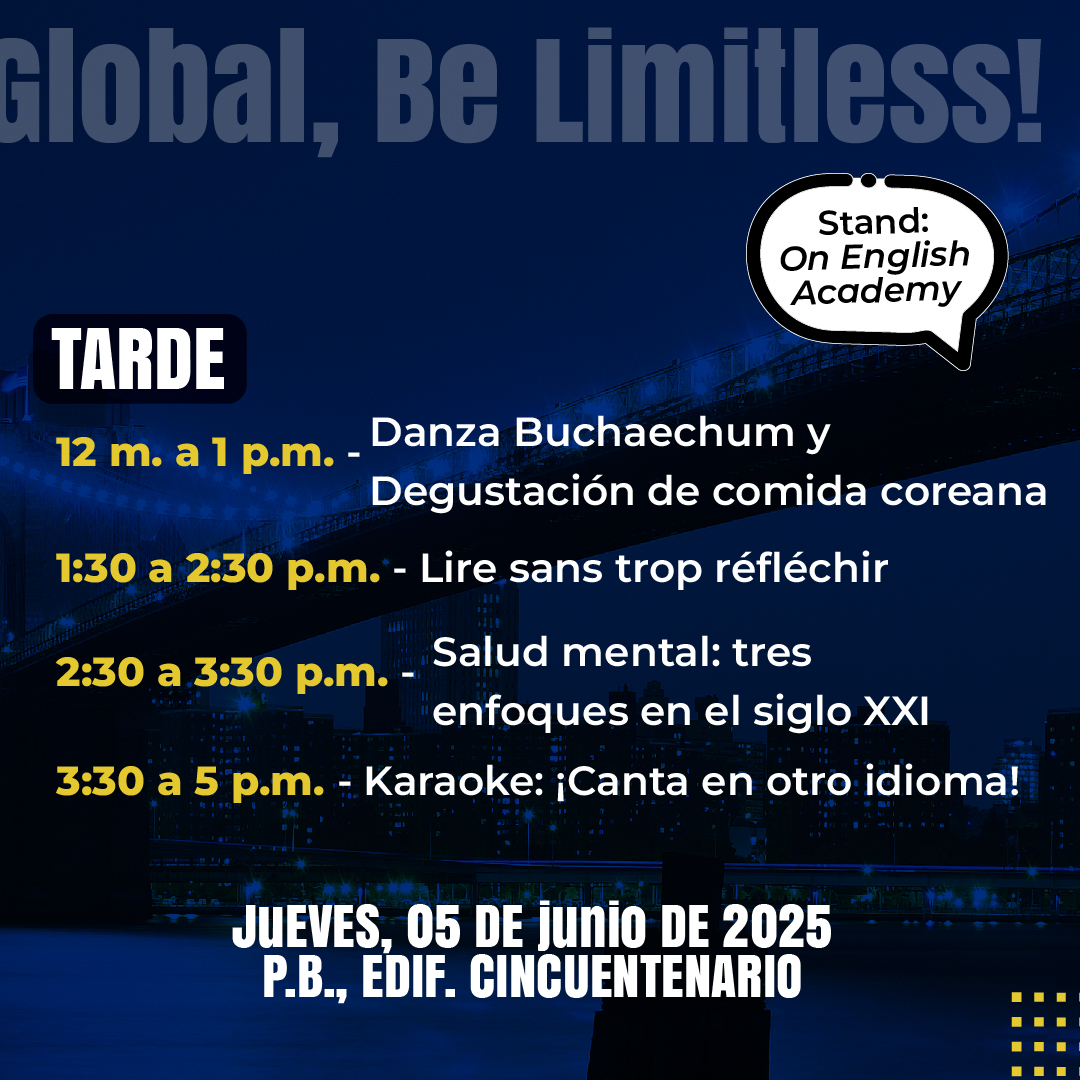 enlaucab's tweet photo. #Ucabista, el 9no Encuentro Limitless te ofrece multiculturalidad y una experiencia de idiomas a través de charlas, presentaciones culturales, karaoke y degustaciones gastronómicas.
Sumérgete en el inglés, portugués, coreano, francés y japonés con el #CDLEUCAB. Be independent, be global, be Limitless!🚀
📎https://t.co/KHQnUuoZFM