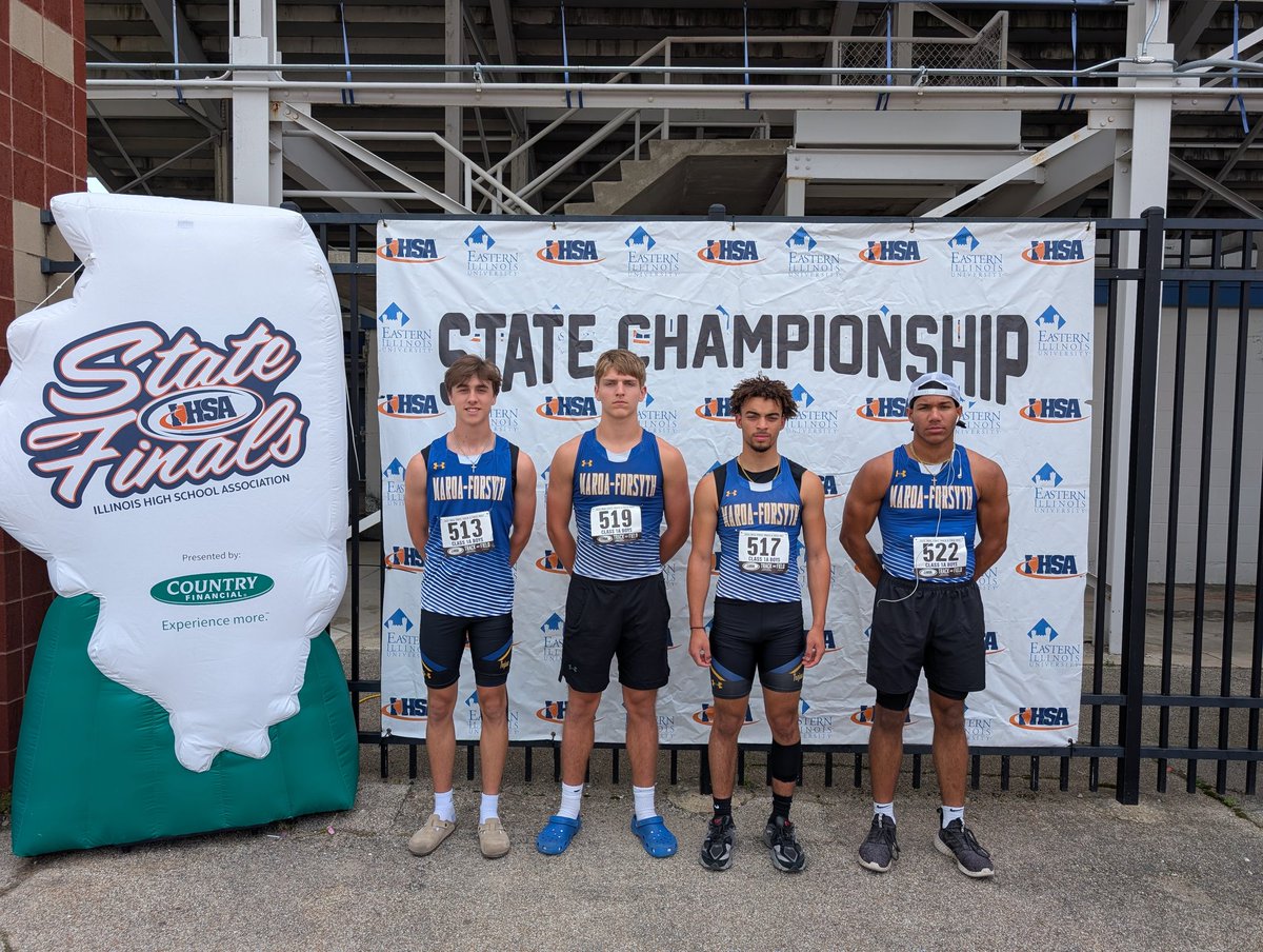 4x200 advance and seeded 6th heading to the finals!