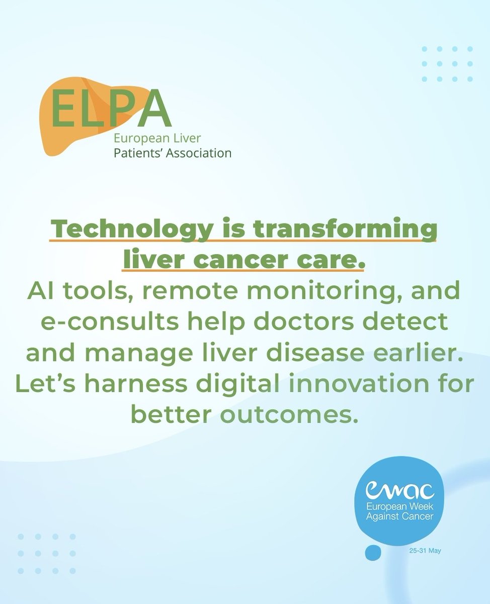 🌍lDigital Innovation Saves Lives🌍

📲💡 From AI-powered diagnostics to remote monitoring and virtual consultations — technology is revolutionizing #livercancer care! 🧠❤️

Every click, every scan, every smart tool brings us closer to early detection, better treatment, and