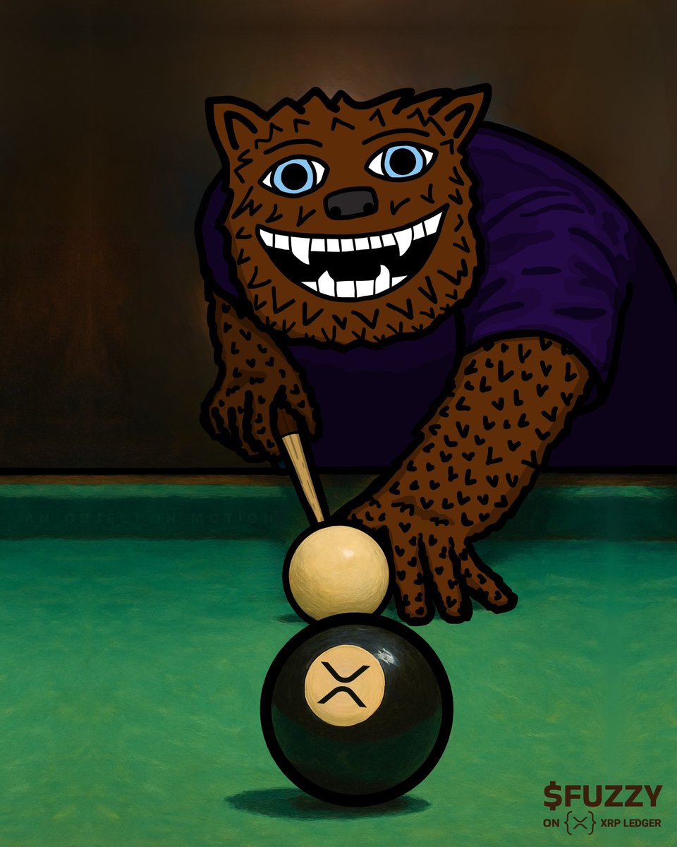 fuzzy_xrp's tweet image. Get ahead of the eight ball. $FUZZY $XRP