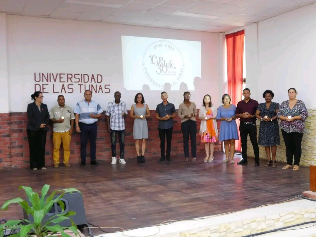 Reconocimiento Especial en estos 30 Capítulos de Esencia Universitaria de la <a href="/ULTCuba/">Universidad de Las Tunas</a>  a Organismos del territorio. <a href="/CubaMES/">MES</a> <a href="/LorenzoOsbel/">Osbel Lorenzo</a> <a href="/WalterBG_MES/">Walter Baluja García</a> <a href="/Yele/">yele</a>