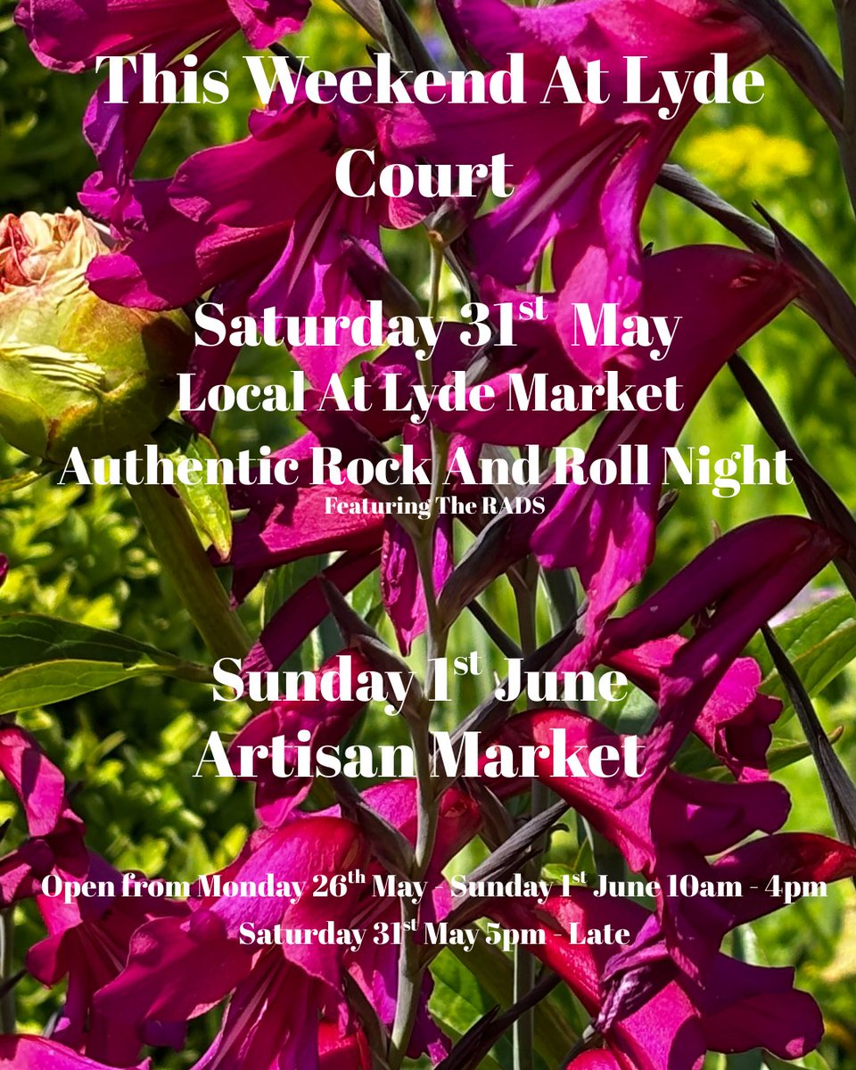 So excited to be part of many up coming #ArtisanMarkets &amp; #Events <a href="/LydeCourt/">Lyde Court</a> #Herefordshire starting Sunday 1st June 2025 for more info visit facebook.com/LydeCourt