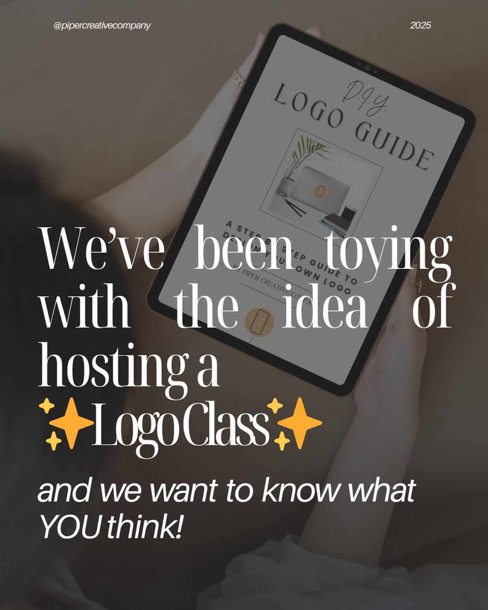 Would you be interested in a workshop that walks you through how to:
🔹 Create a logo from scratch
🔹 Refresh an outdated logo
🔹 Learn design tips from branding experts
🔹 Ask questions and get feedback in real-time
??