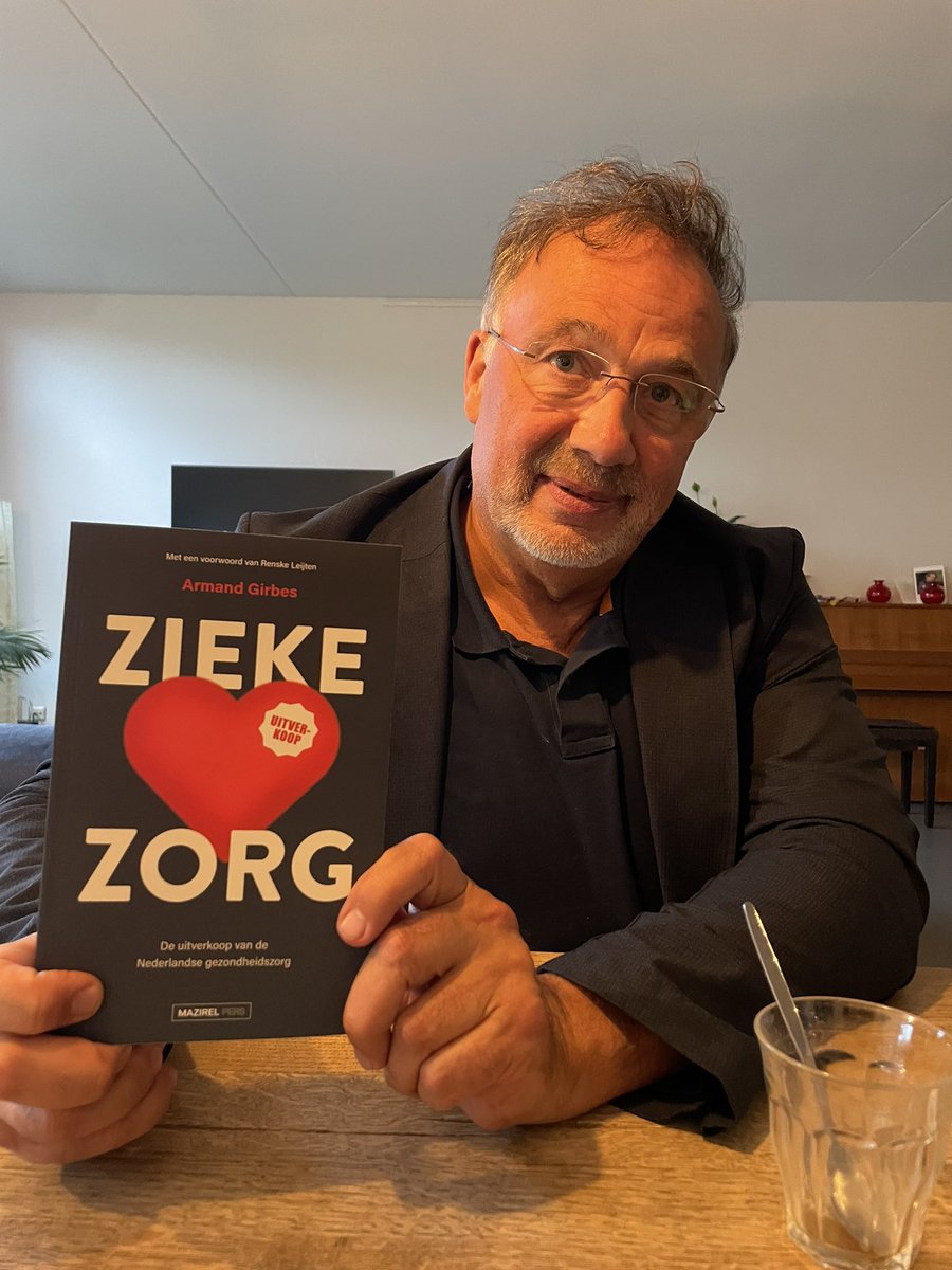Leest allen: Zieke zorg. 

Hét boek, dat de balans opmaakt van de Nederlandse gezondheidszorg. 

Grappig, messcherpe diagnose en praktische oplossingen. 

En gezellig, dat je het even langs kwam brengen, <a href="/ArmandGirbes/">Armand Girbes</a>!