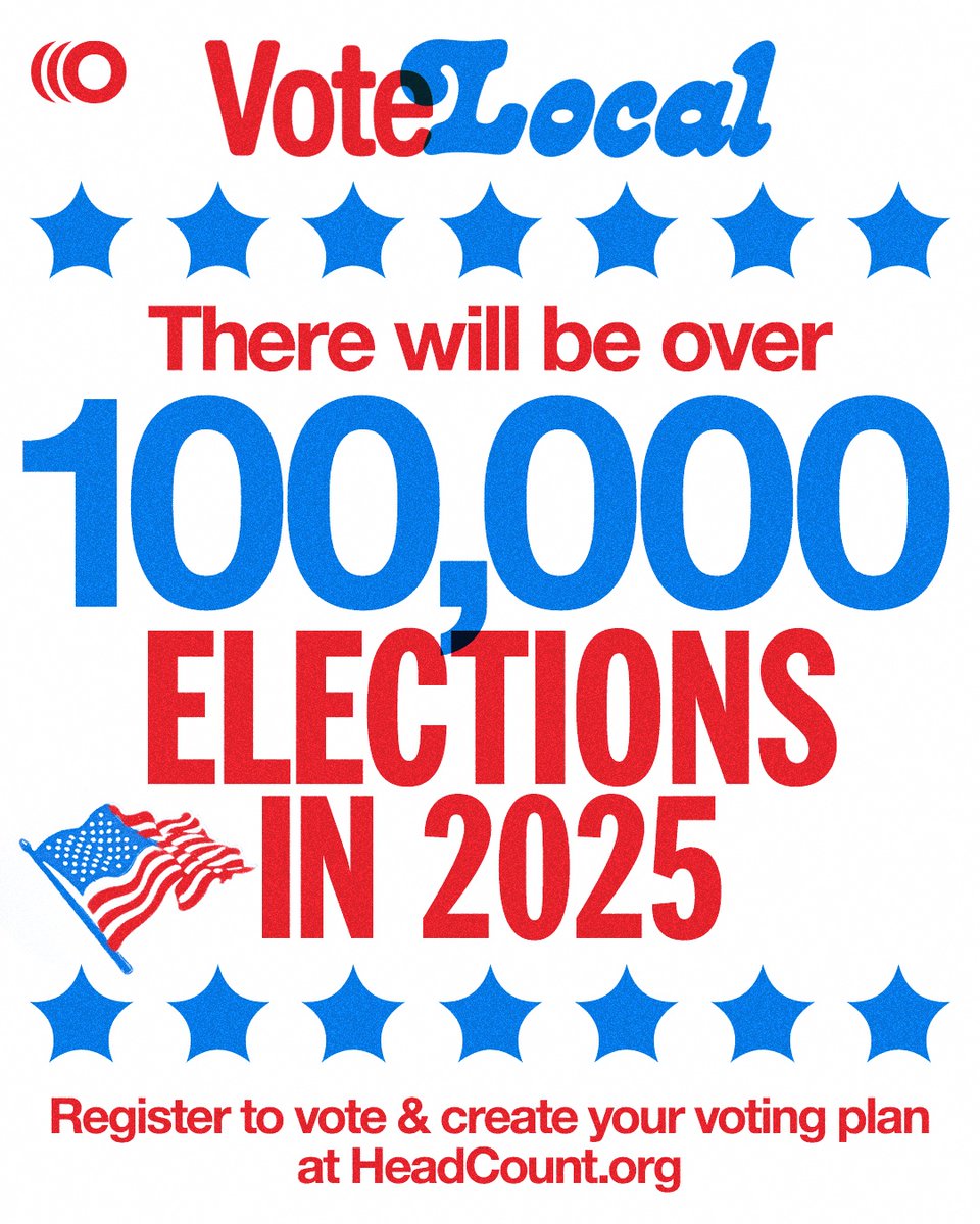 We told you every year is an election year! See what's on your ballot at HeadCount.org/State