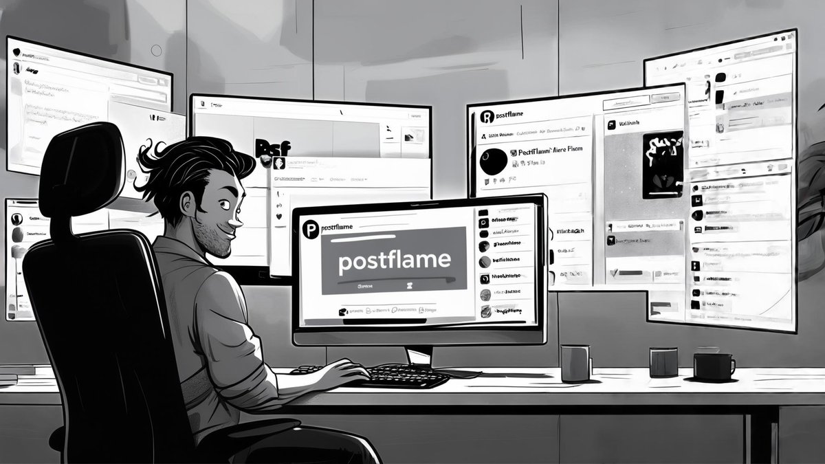 Postflame tweet media