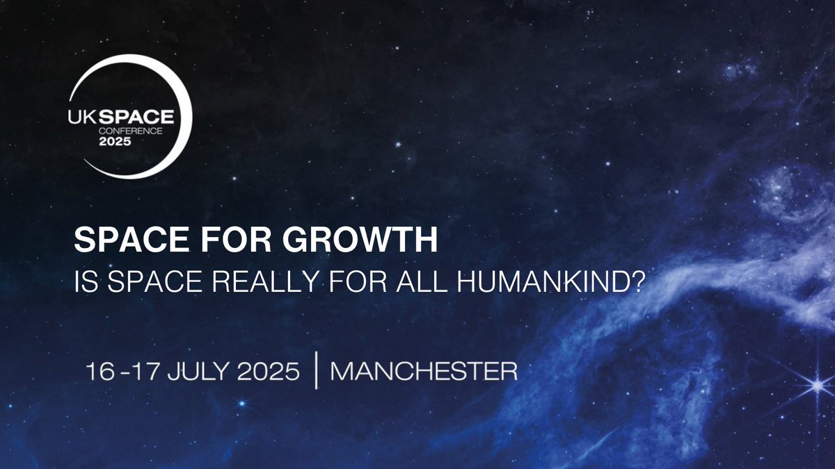 UK Space Conference (@ukspaceconf) on Twitter photo Is space really for all humankind?
This #UKSC2025 plenary will explore sustainable, inclusive value from space & the UKโs role in global science.
๐16โ17 July | Manchester
๐ spaceconference.co.uk
<a href="/spacegovuk/">UK Space Agency</a> #SpaceExploration #Sustainability #GlobalScience
#UKSC2025 Is space really for all humankind?
This #UKSC2025 plenary will explore sustainable, inclusive value from space & the UKโs role in global science.
๐16โ17 July | Manchester
๐ spaceconference.co.uk
<a href="/spacegovuk/">UK Space Agency</a> #SpaceExploration #Sustainability #GlobalScience
#UKSC2025