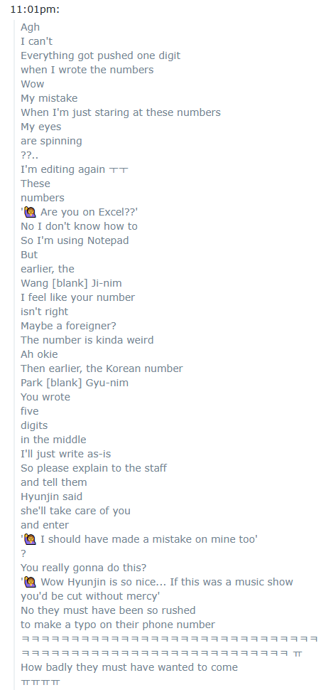litell_johnn's tweet photo. Chat highlights: Hyunjin manually processes all the fan meeting submissions, typing instead of copy-pasting and on Notepad instead of spreadsheet (250529)

Text links:
https://t.co/tjHBCgyk92 https://t.co/vgGp4hJpl3