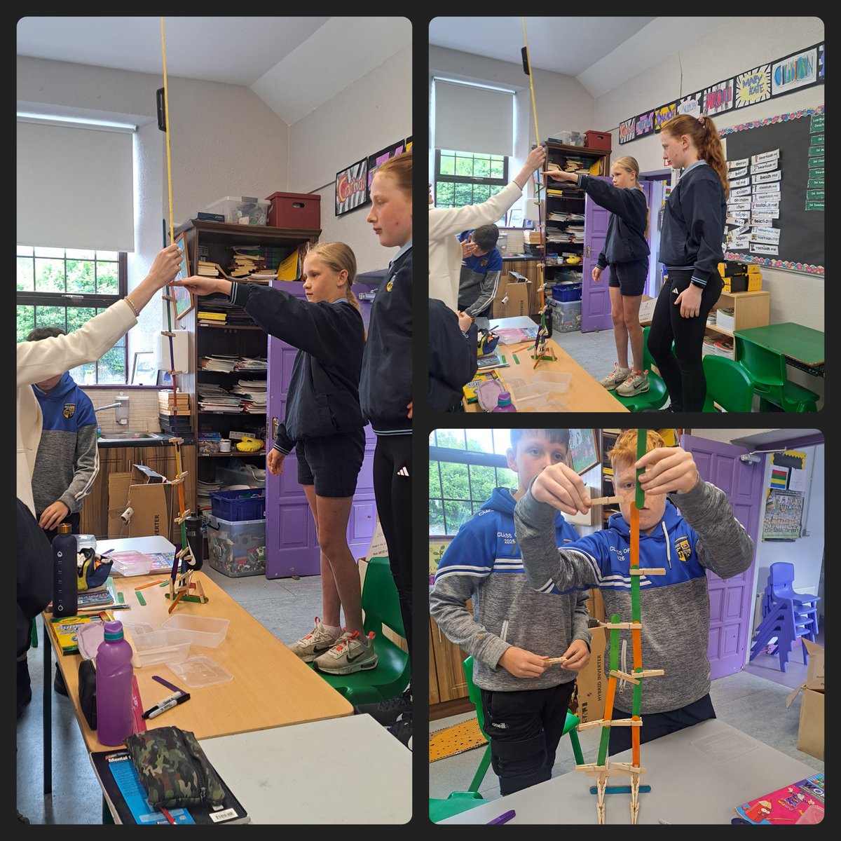 Great fun and friendly competition in this STEM challenge to build the tallest tower using clothes pegs &amp; lollipop sticks! Thanks Michelle for a great STEM workshop! <a href="/ClareEdCentre/">Clare Education Centre</a>