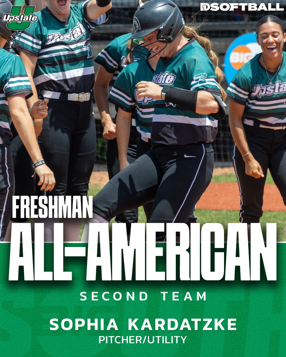 Big South Conference (@bigsouthsports) on Twitter photo Two of the nation's best freshmen! 👏
Radford's Dakota Redmon and USC Upstate's Sophia Kardatzke have been named <a href="/D1Softball/">D1Softball</a> Freshman All-Americans!
<a href="/RadfordSoftball/">Radford Softball</a> | <a href="/UpstateSoftball/">USC Upstate Softball</a> Two of the nation's best freshmen! 👏
Radford's Dakota Redmon and USC Upstate's Sophia Kardatzke have been named <a href="/D1Softball/">D1Softball</a> Freshman All-Americans!
<a href="/RadfordSoftball/">Radford Softball</a> | <a href="/UpstateSoftball/">USC Upstate Softball</a>