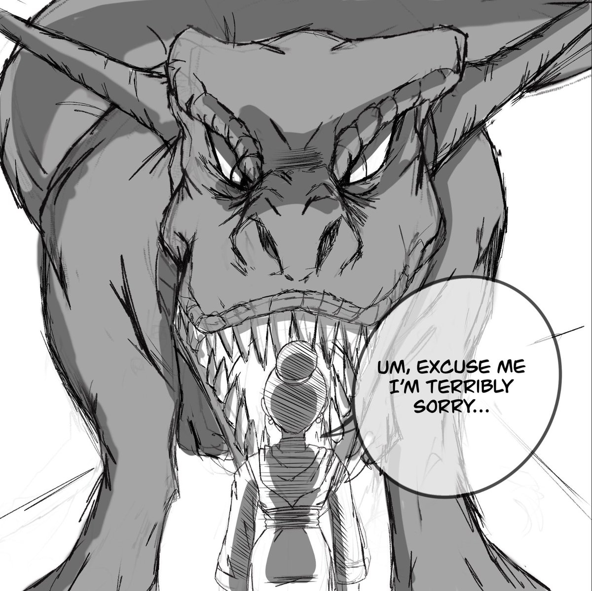Elidubsart's tweet photo. “Good boy. You wouldn’t have liked what might’ve happened if I ask you a third time.. ☠️ 🪦”

How bad do you think Chi Chi would’ve gotten with this poor guy XD Chi Chi built like that?? 🤣

#ChiChi #DragonBall #DragonBallSuper https://t.co/U5b2Q8Br2u