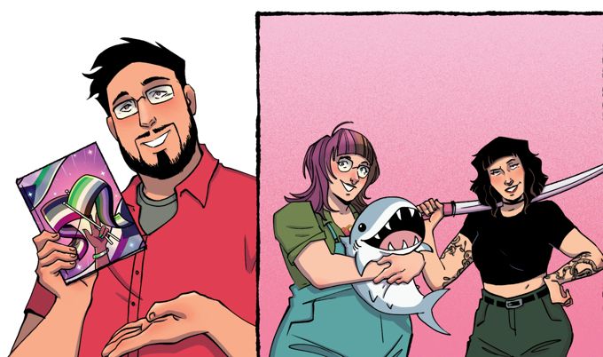 From the creative team that brought you Gwenpool's coming out story comes an asexual and aromantic explainer in a fun and whimsical introduction.  

Read the short in Aces &amp; Aros!

kickstarter.com/projects/comic…