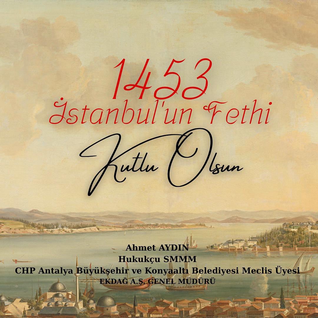 “Bir hayal kurdu... Ve o hayal, bir şehri fethetti."

İstanbul’u fethederek yalnızca bir şehri değil, tarihin akışını değiştiren, çağ kapatıp çağ açan Fatih Sultan Mehmet Hanı ve şanlı ordusunu rahmet ve minnetle anıyorum.